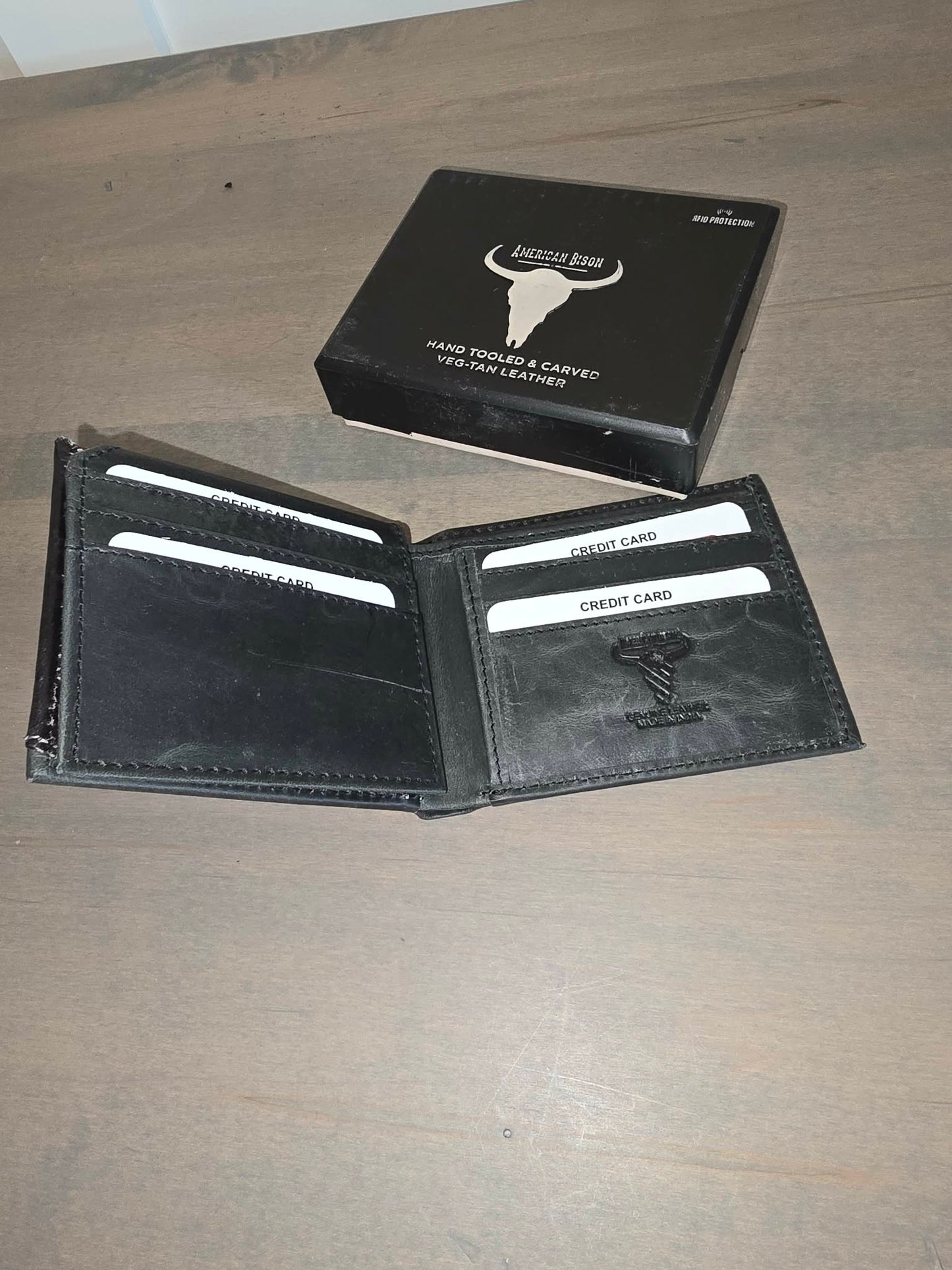 American Bison Tolled Side Bifold Wallet