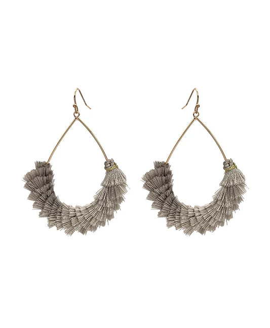 Tassel Teardrop Earring