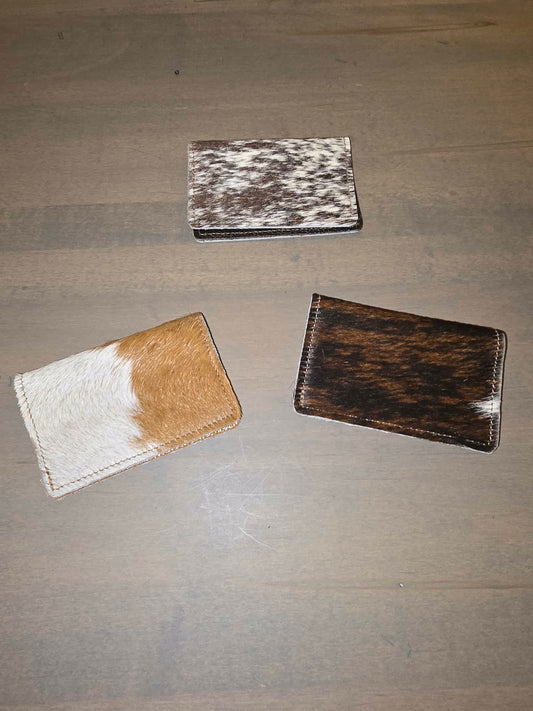Hair On Hide Credit Card Holders