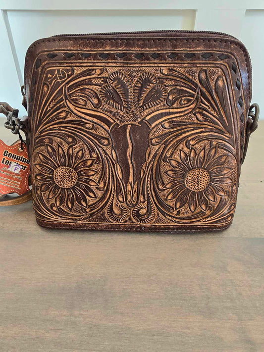 CROSSBODY GENUINE WESTERN LEATHER BAG