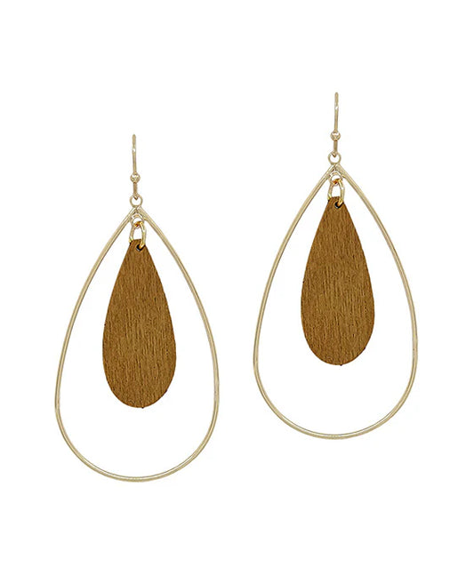 Double Teardrop Earring