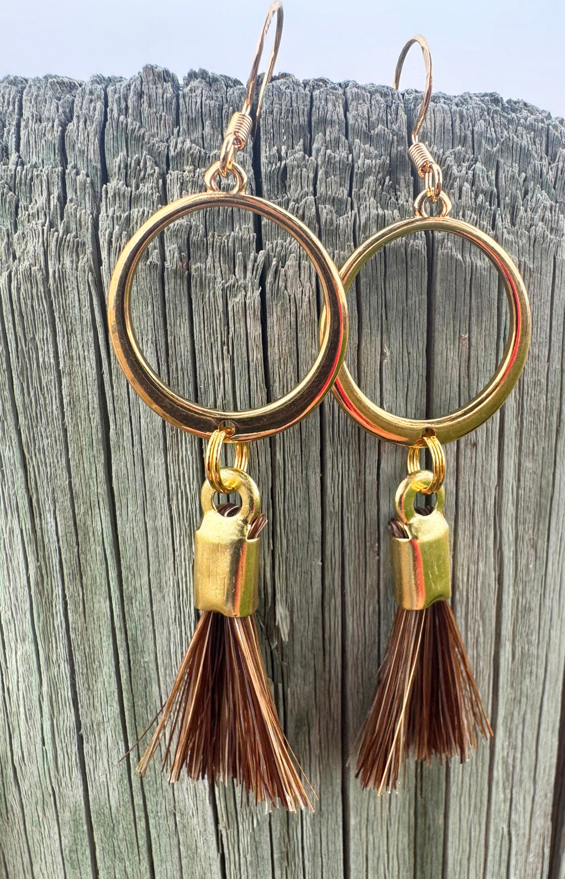Gold Rein Earrings