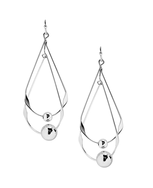 Double Teardrop Earring