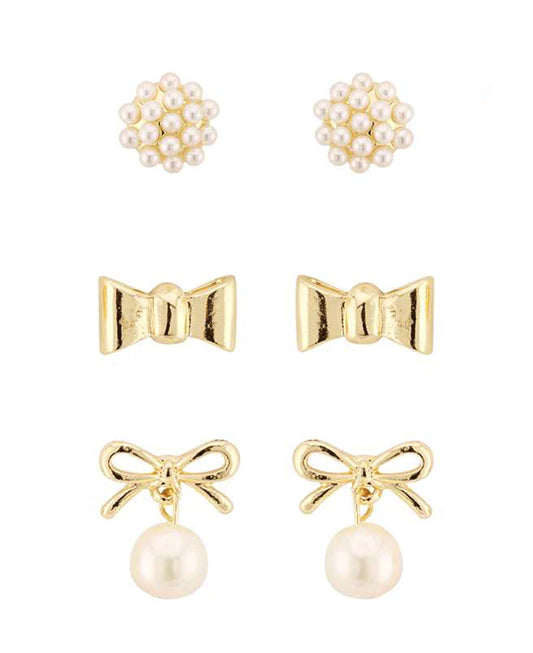 Bow Earring Set