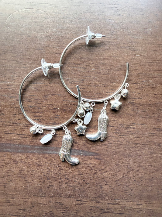 Cowboy Hoop Earring