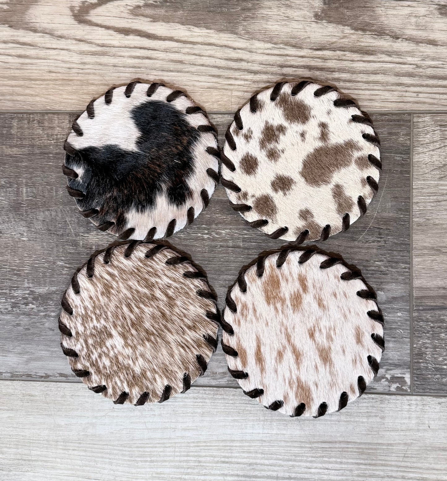 Hair on Hide Coasters
