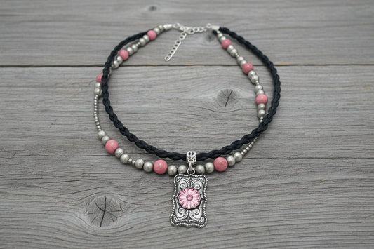 Cactus Flower Necklace