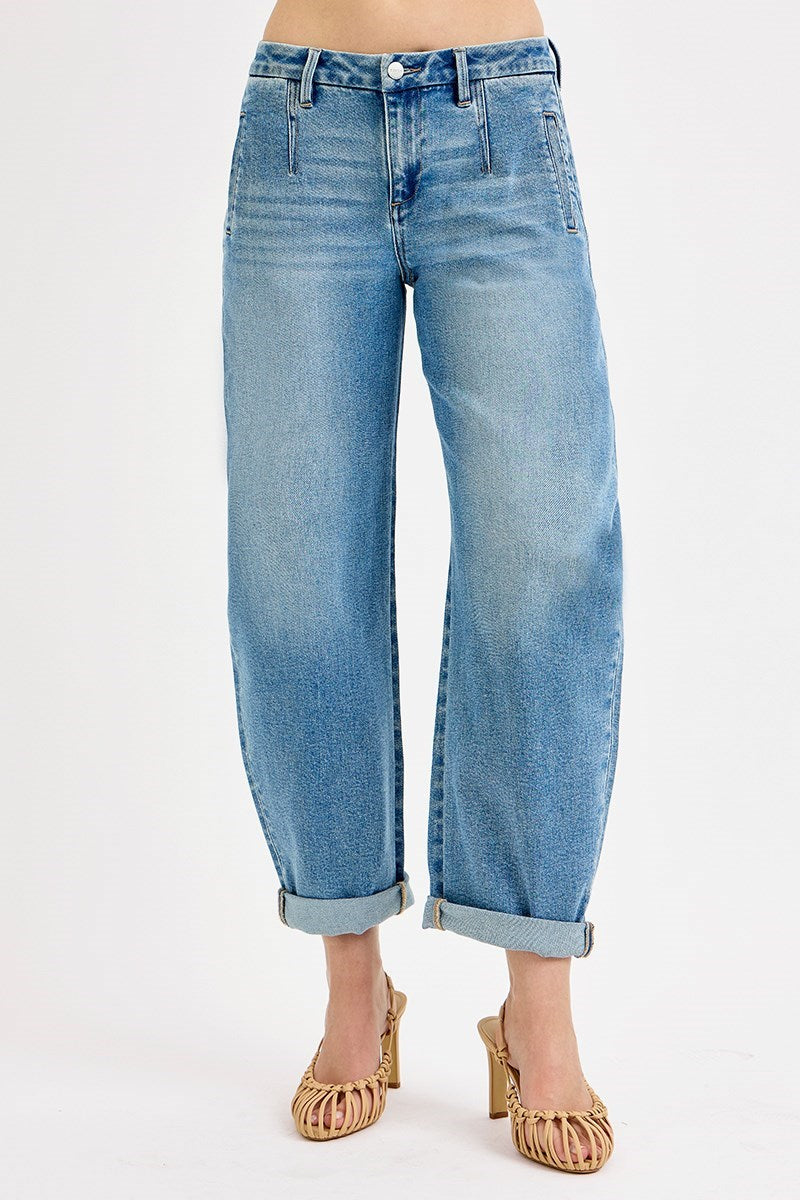 Slouchy Barrel Jean