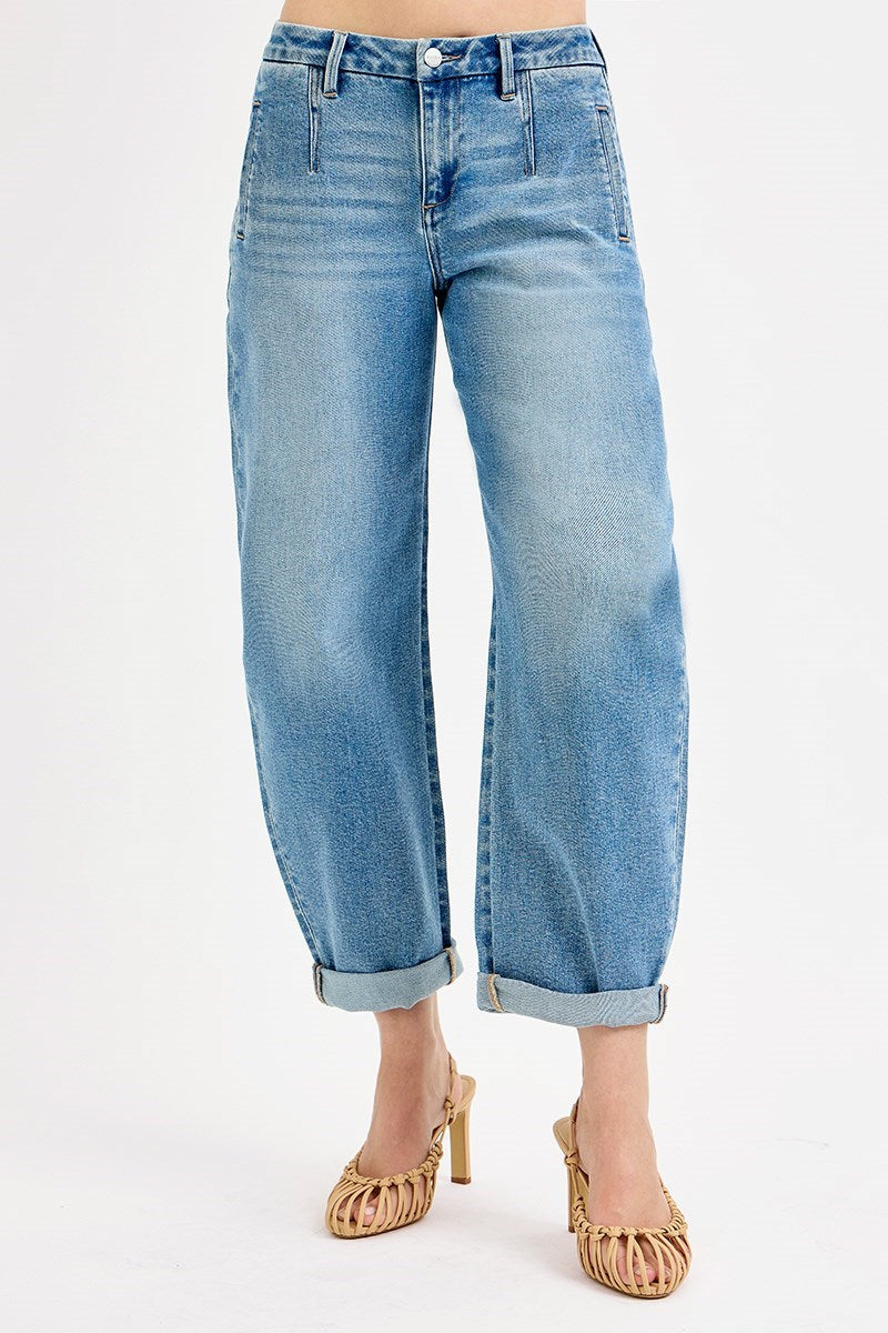 Slouchy Barrel Jean