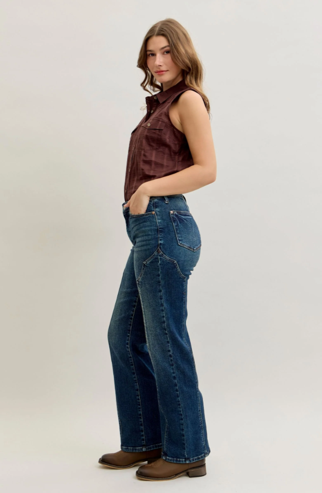 Straight Western Detail Jean