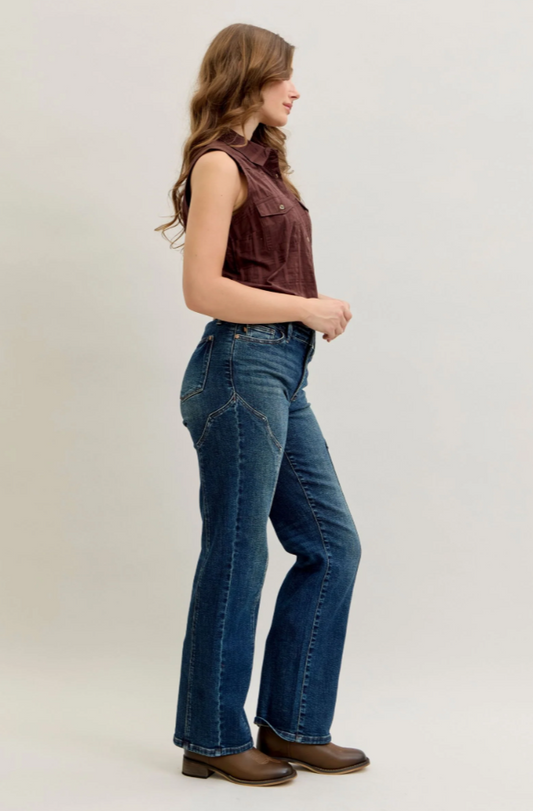 Straight Western Detail Jean