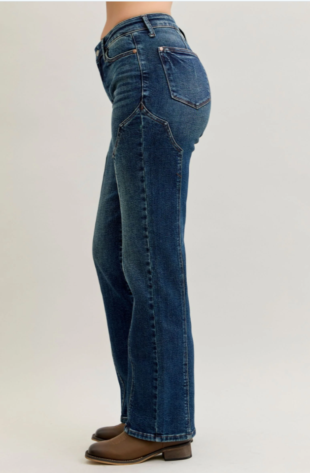 Straight Western Detail Jean