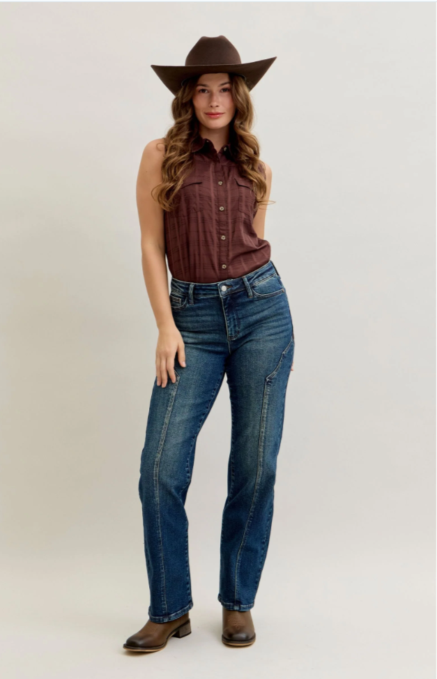 Straight Western Detail Jean