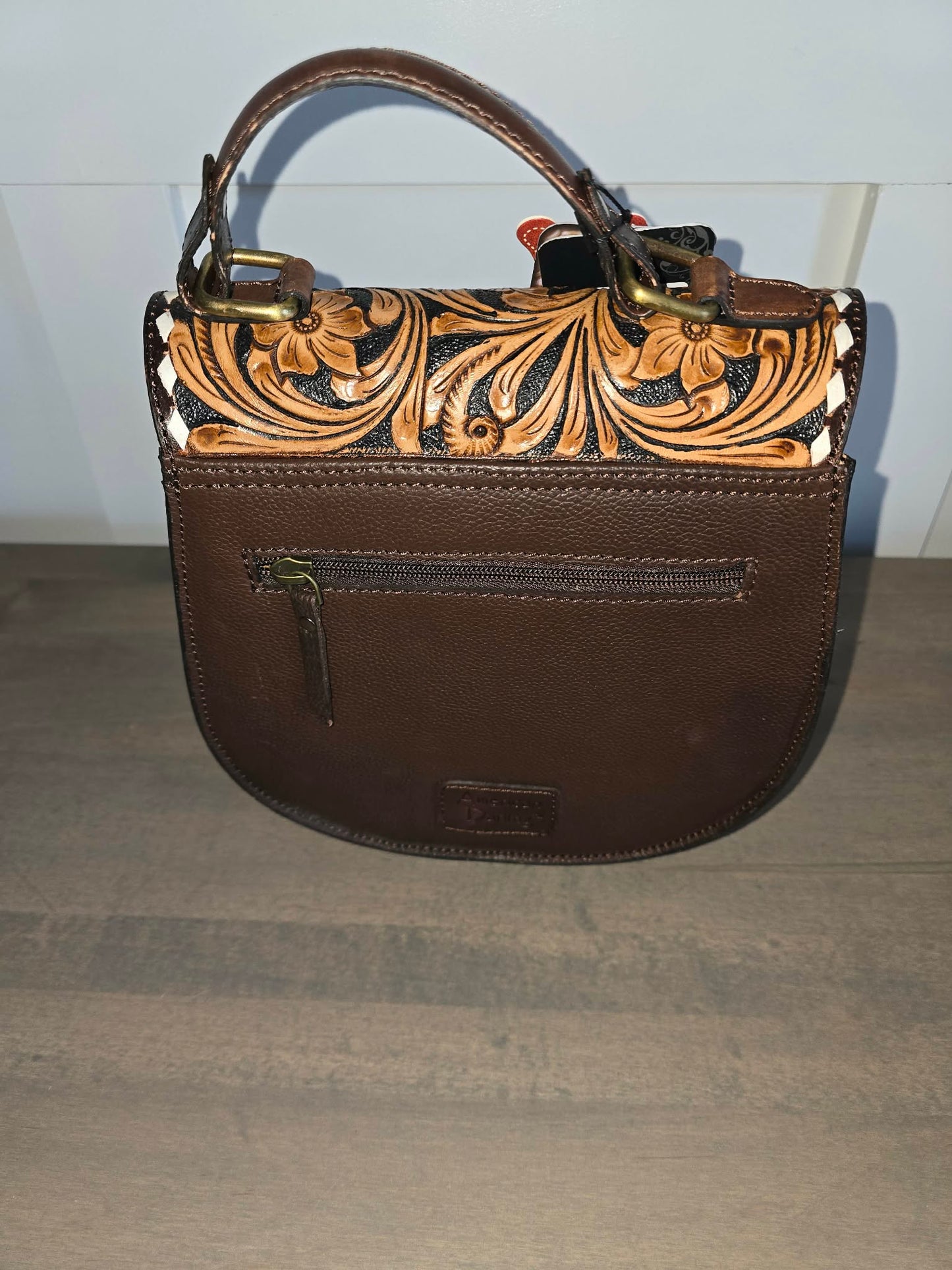 Genuine Tooled Western Leather Crossbody