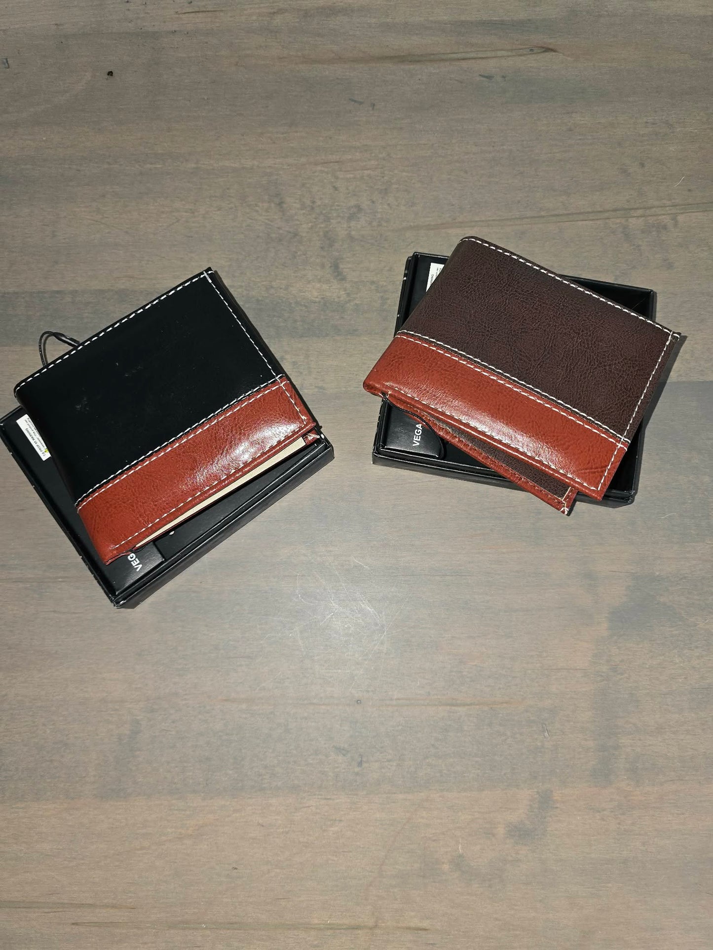 Two Tone Bi-Fold Wallet