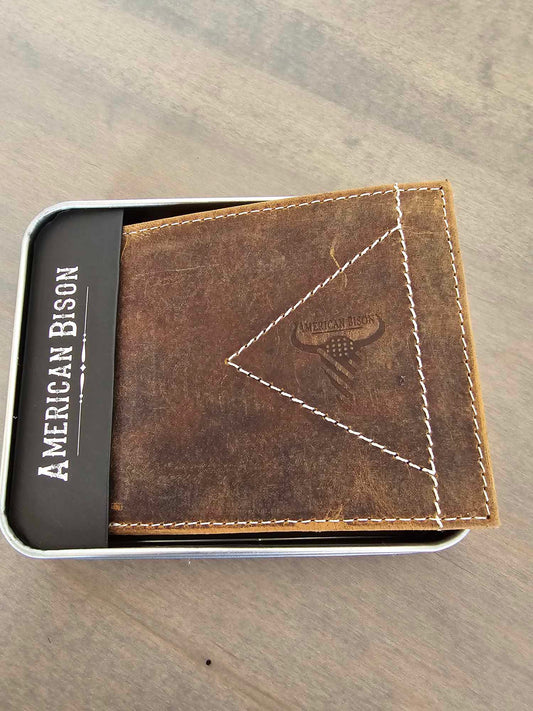 American Bison Logo Bifold Wallet