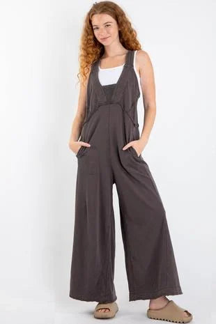 Sleeveless Wide Leg Jumpsuit