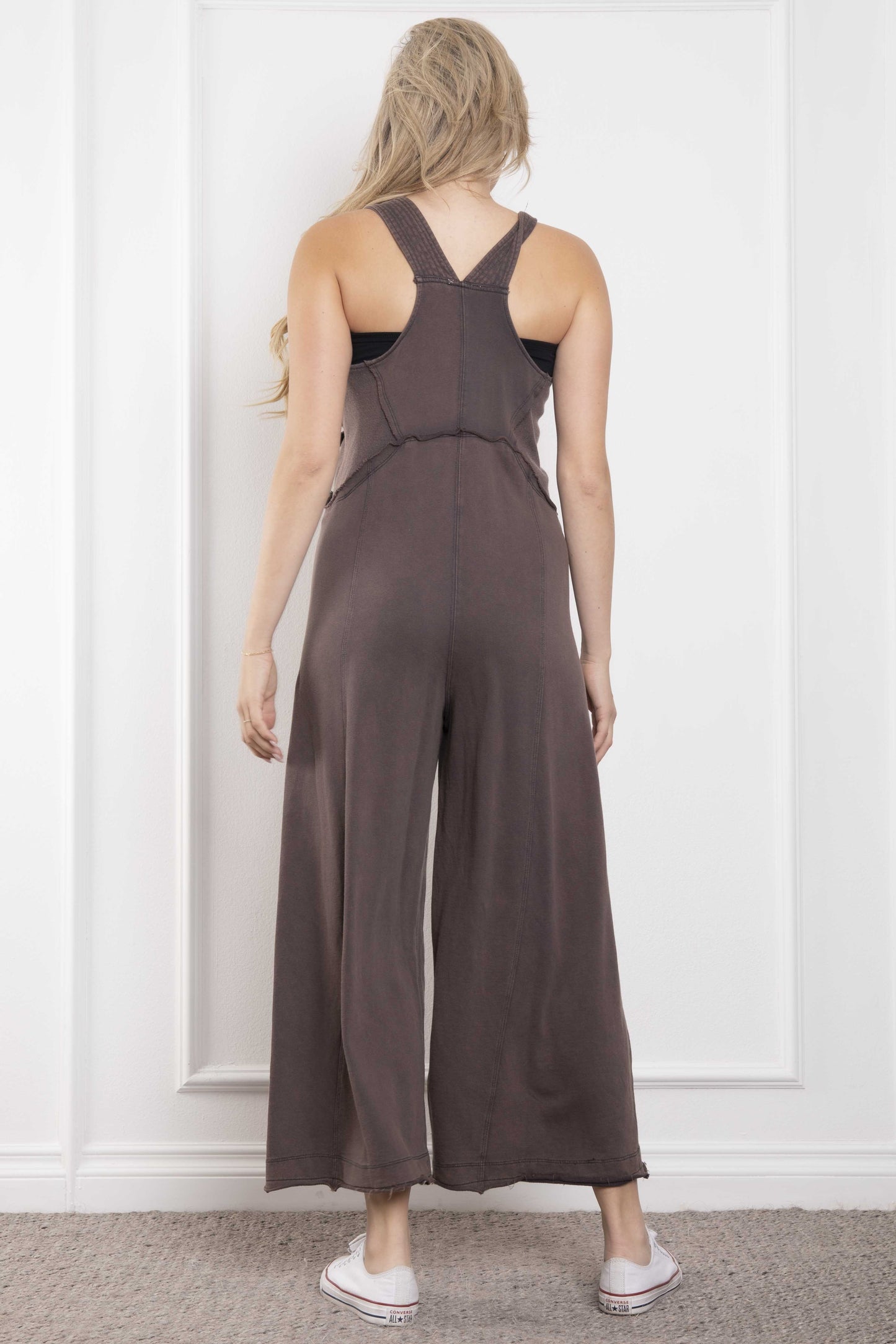 Sleeveless Wide Leg Jumpsuit