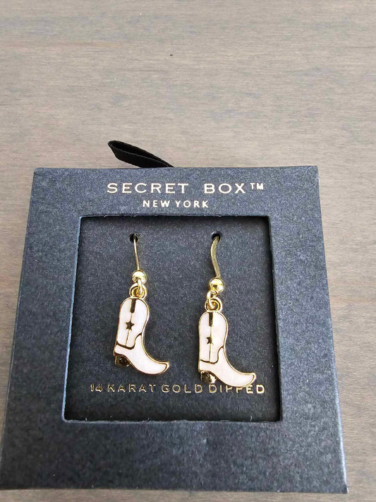 Dangle Boot Earring