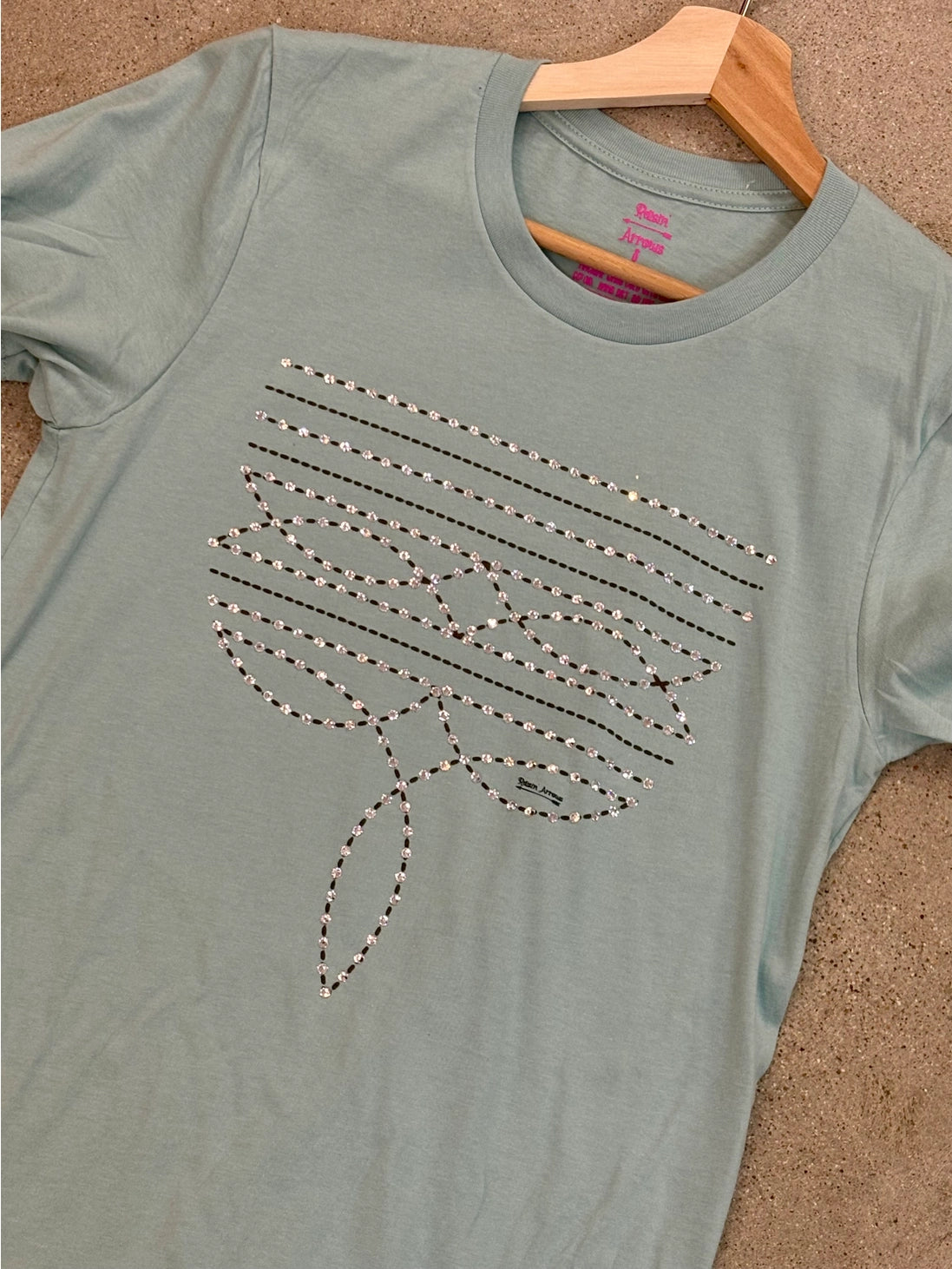 Boot Stitch Bling Tee