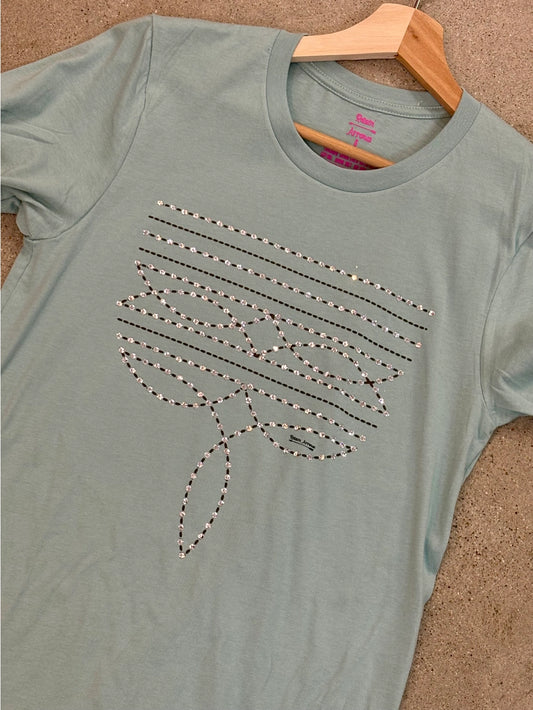 Boot Stitch Bling Tee