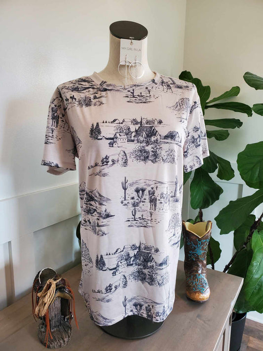 Desert Farmhouse Short sleeve Shirt