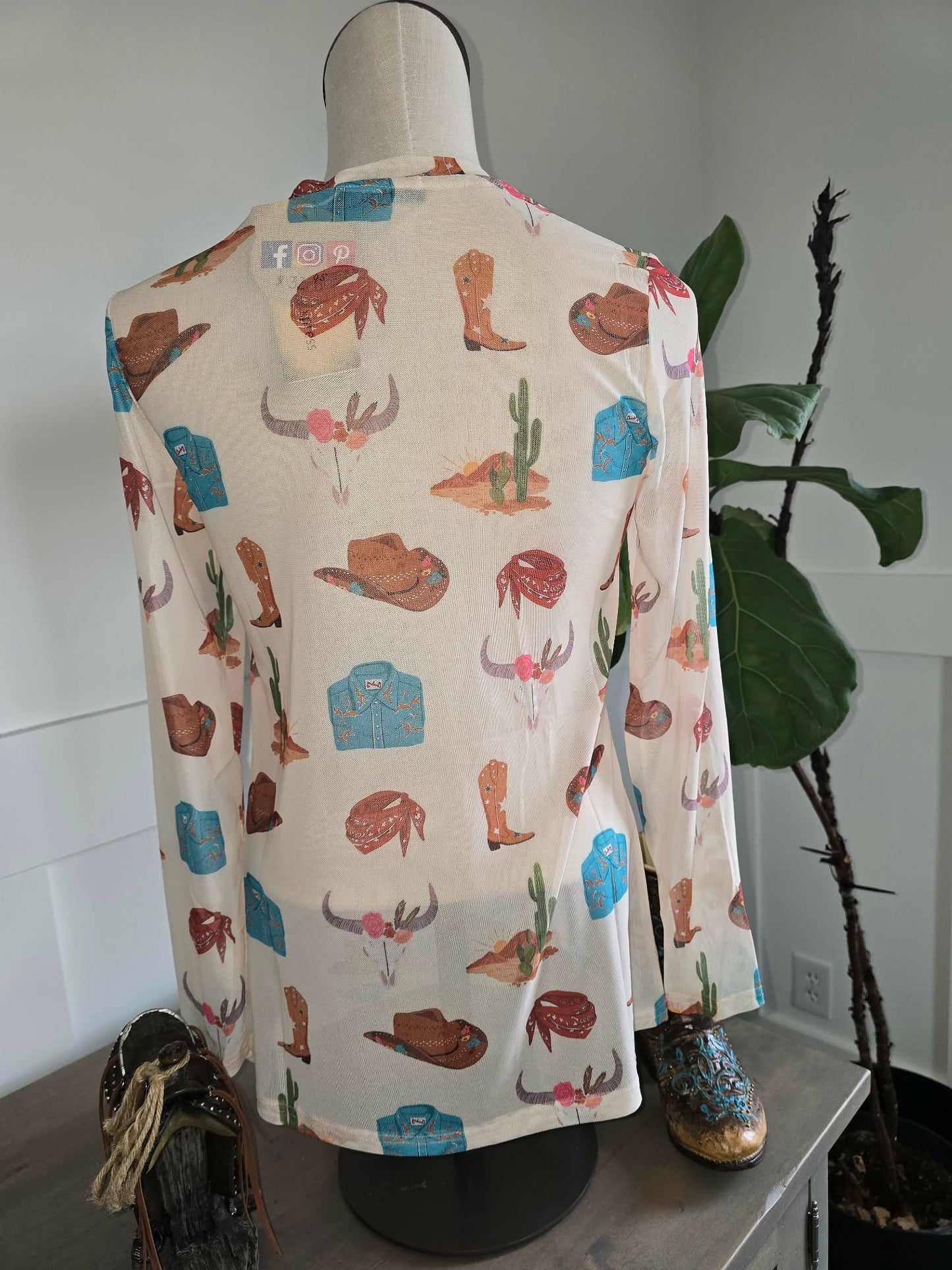 Western  Cowboy Mesh