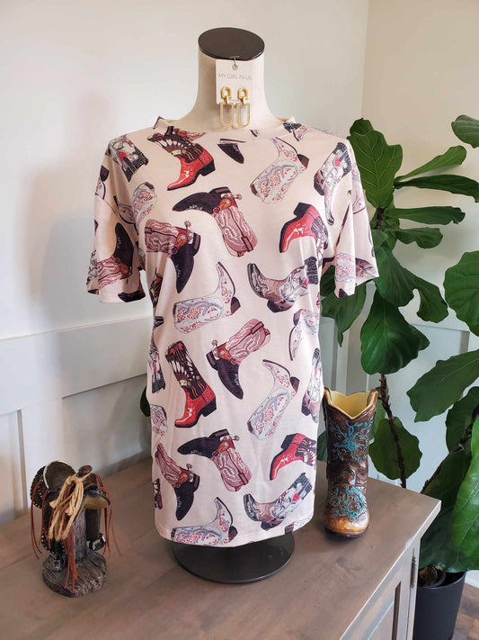 Western Boot T-Shirt
