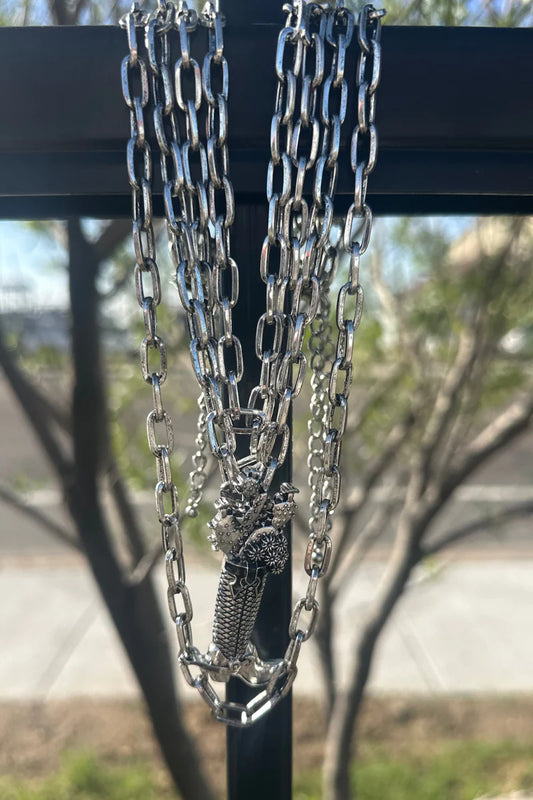 Head Over Boots Necklace