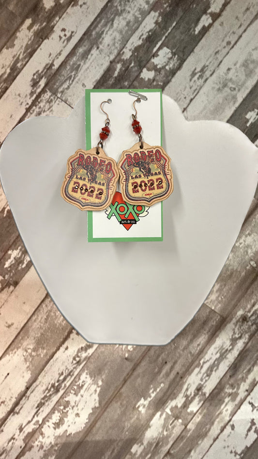 Leather 2022 Rodeo Earrings