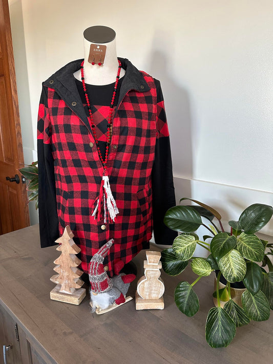 Buffalo Plaid Vest