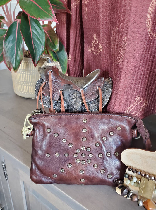 Leather Wristlet