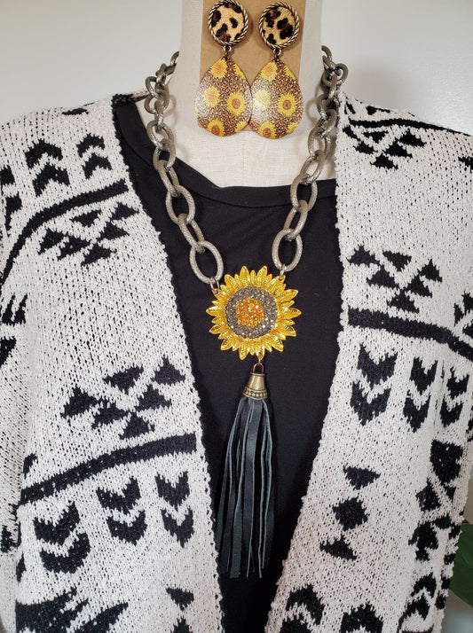 Sunflower Necklace